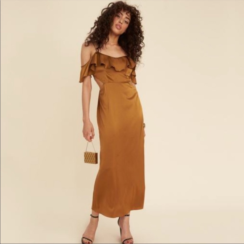 LPA dress with waist cutouts